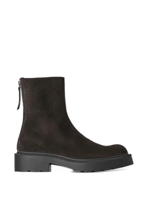 The Row Nobilis suede ankle boots