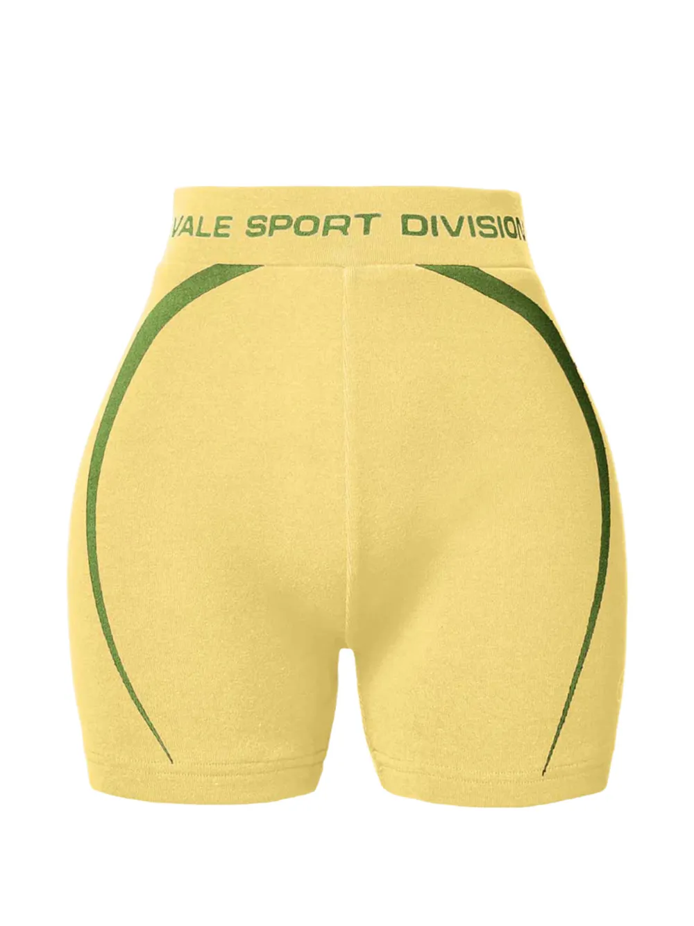 Vale 007 logo-waistband shorts - Giallo
