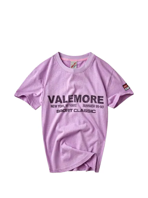 Vale logo-print distressed T-shirt