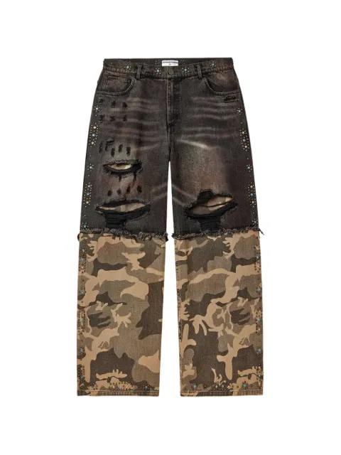 Vale Armor Camo distressed jeans