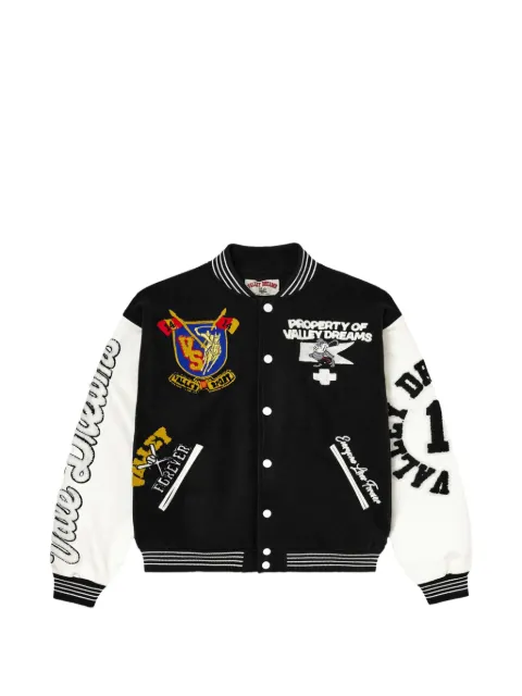 Vale Alumni patch-detail jacket