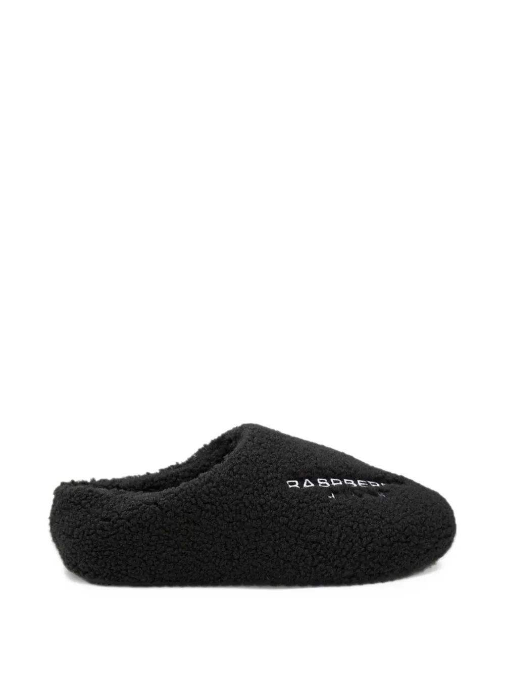 GV Gallery x Raspberry HillStacy from the Wood fleece-texture mules - Nero