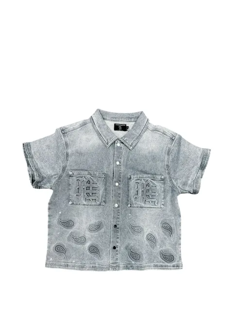 Mixed Emotion paisley-print short-sleeve shirt