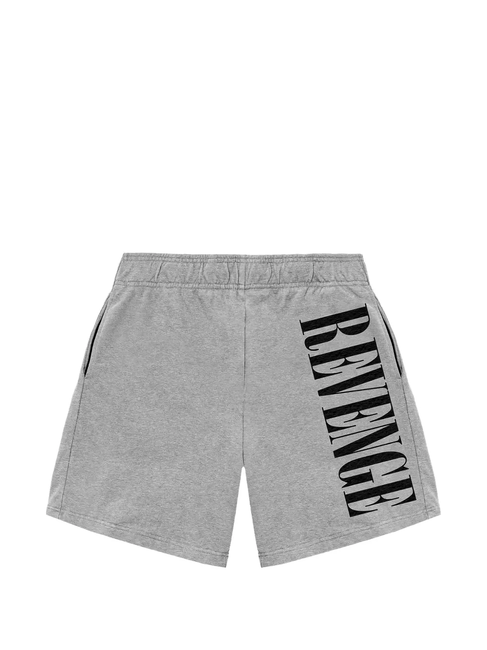 Revenge Nirvana logo-print shorts - Grigio