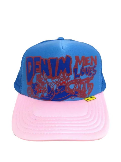 KAPITAL graphic-print trucker hat