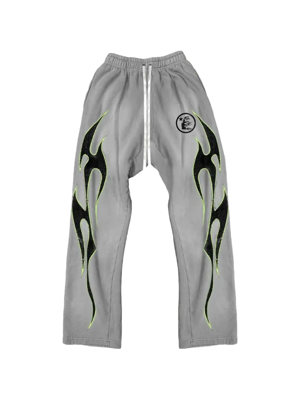 HELLSTAR flame-print track pants - Grigio