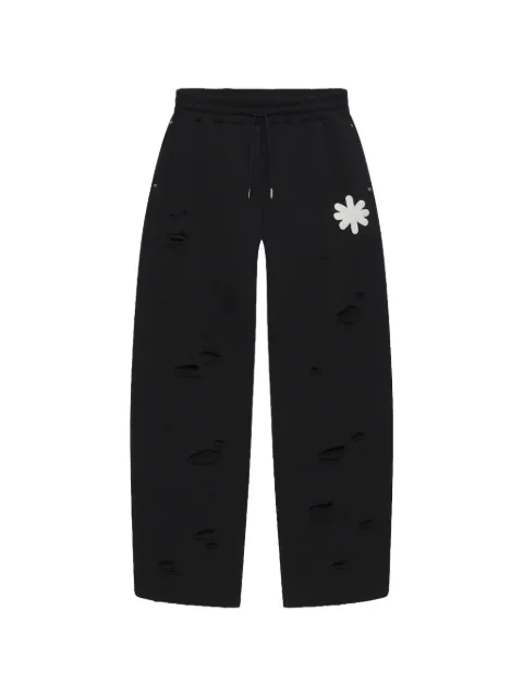 LOSTSHDWS distressed logo-print track pants