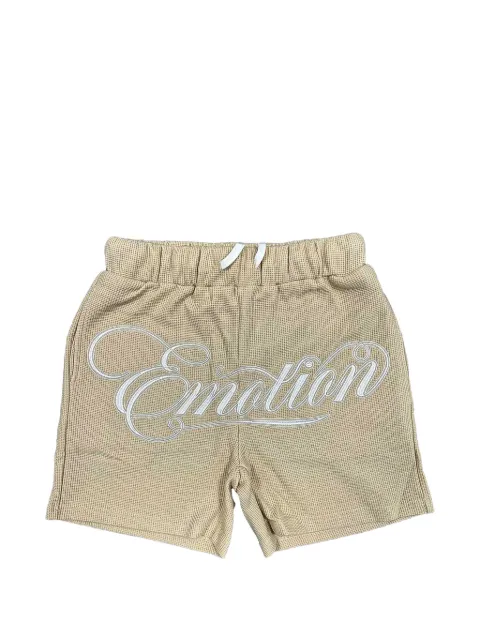 Mixed Emotion Signature waffle-knit shorts