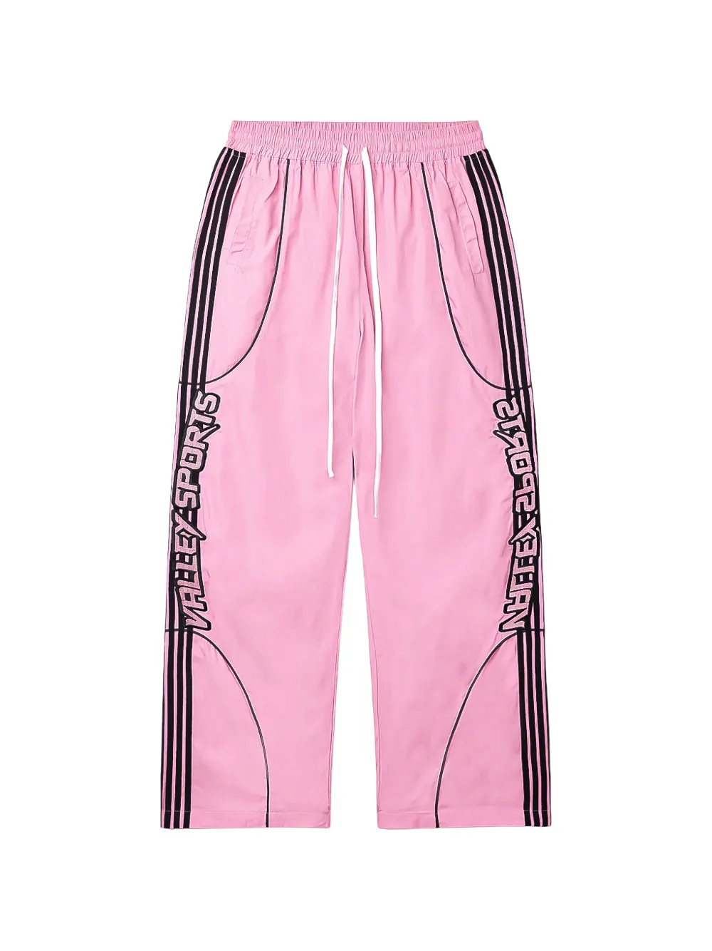 Vale Piggy Bank side-stripe track pants - Rosa