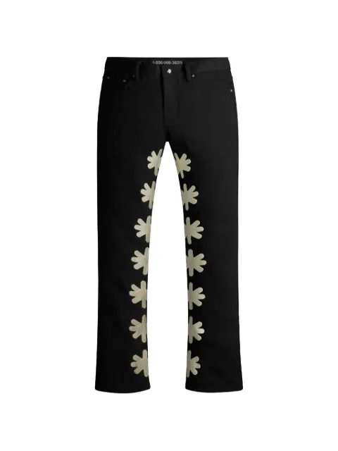 LOSTSHDWS appliqué bootcut jeans