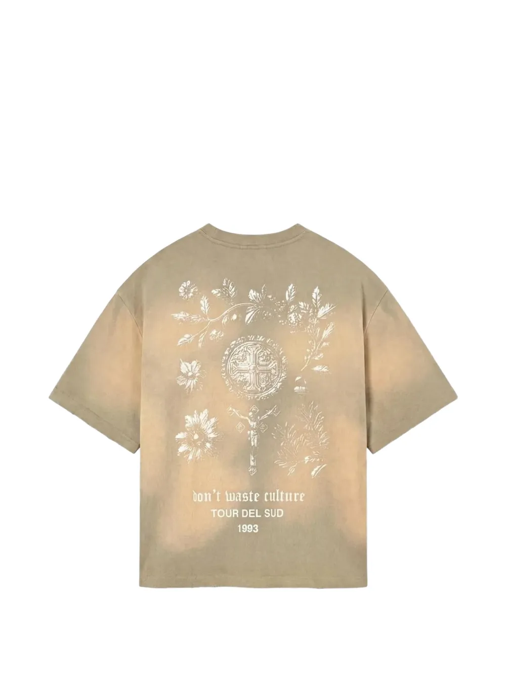 Don't Waste Culture Olivinne graphic-print T-shirt Groen