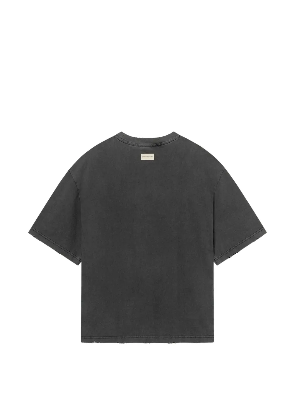 Don't Waste Culture graphic-print distressed T-shirt Grijs