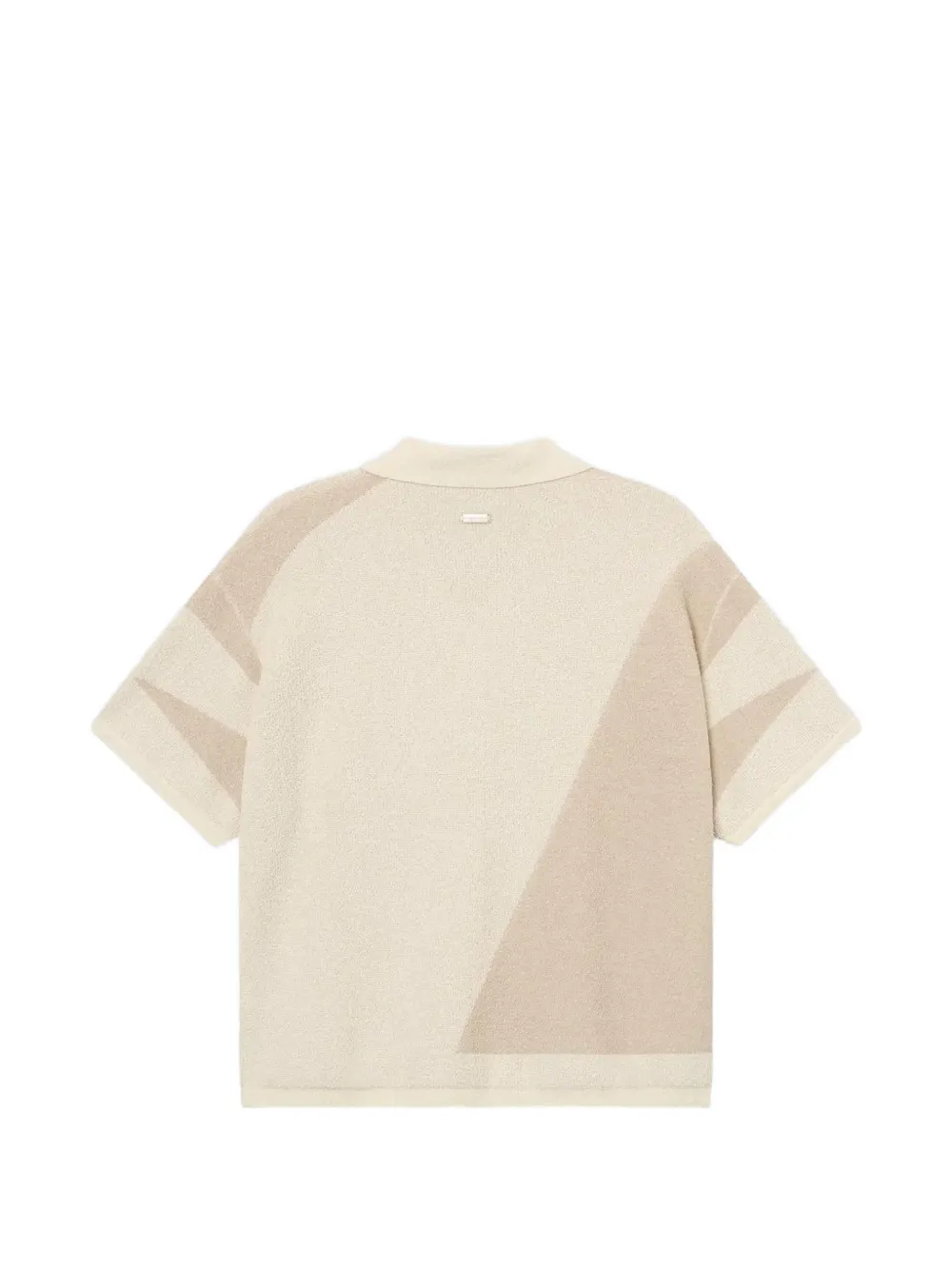Don't Waste Culture Helviane embroidered-collar shirt Beige