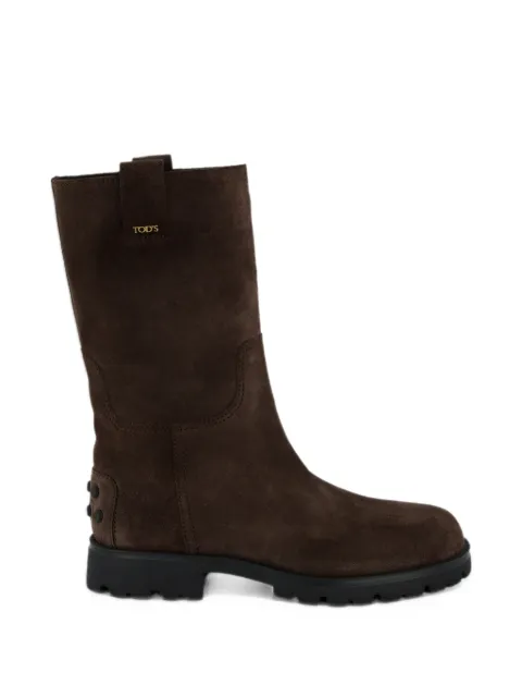 Tod's Gomma 31 suede ankle boots