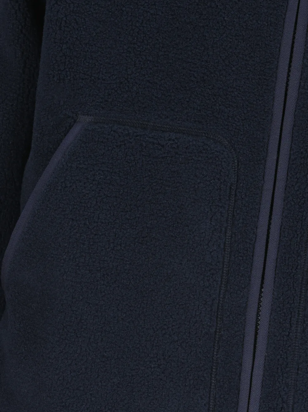 Moncler fleece zip-up sweatshirt Blauw