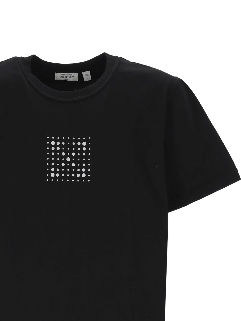 Off-White T-shirt met pijlprint Zwart
