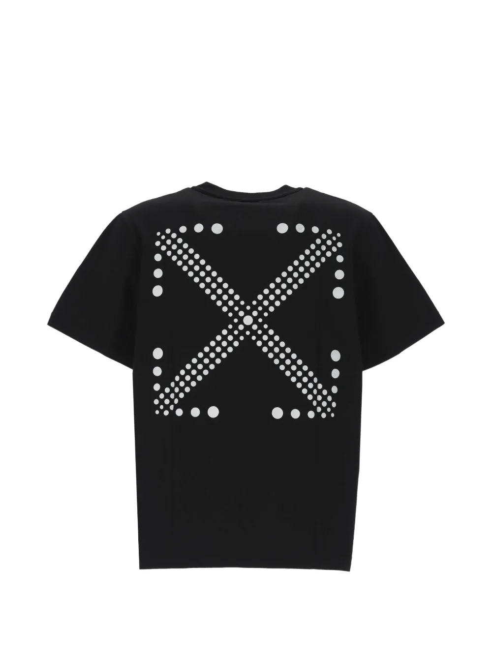 Off-White T-shirt met pijlprint Zwart