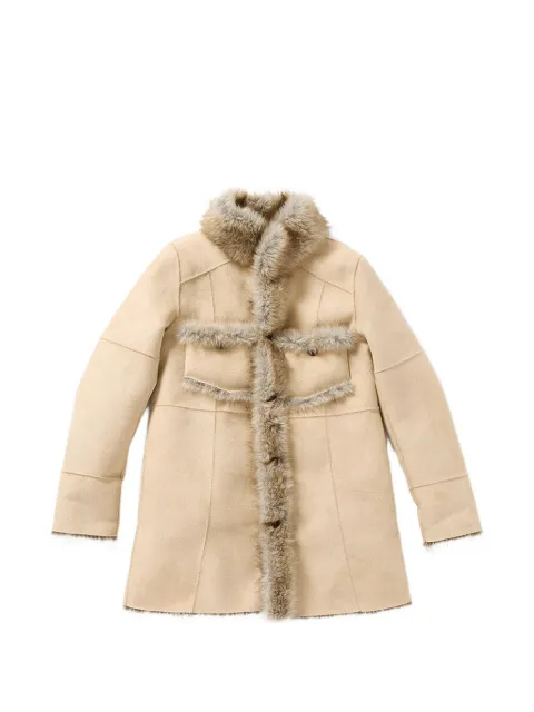 PERVERZE paneled reversible coat