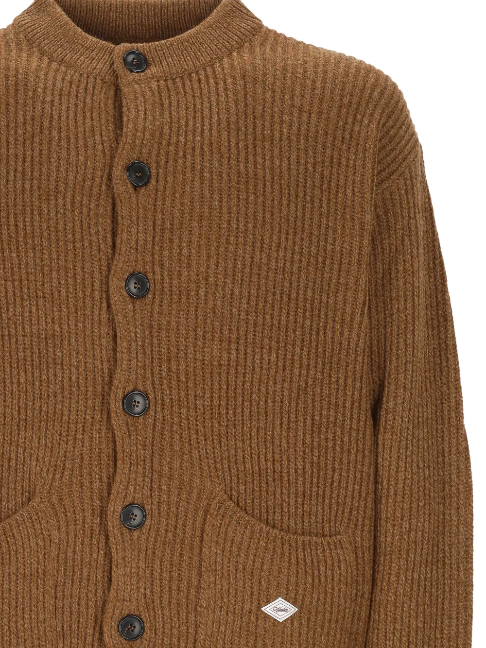 Wood ribbed-knit button-up cardigan Bruin