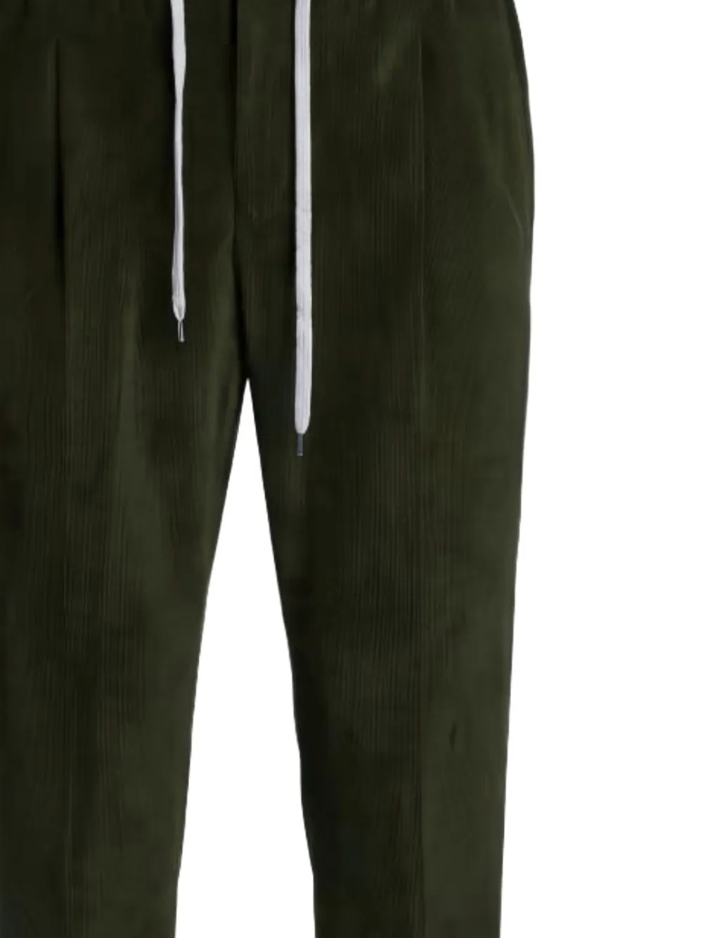 PT Torino pleated corduroy trousers Groen