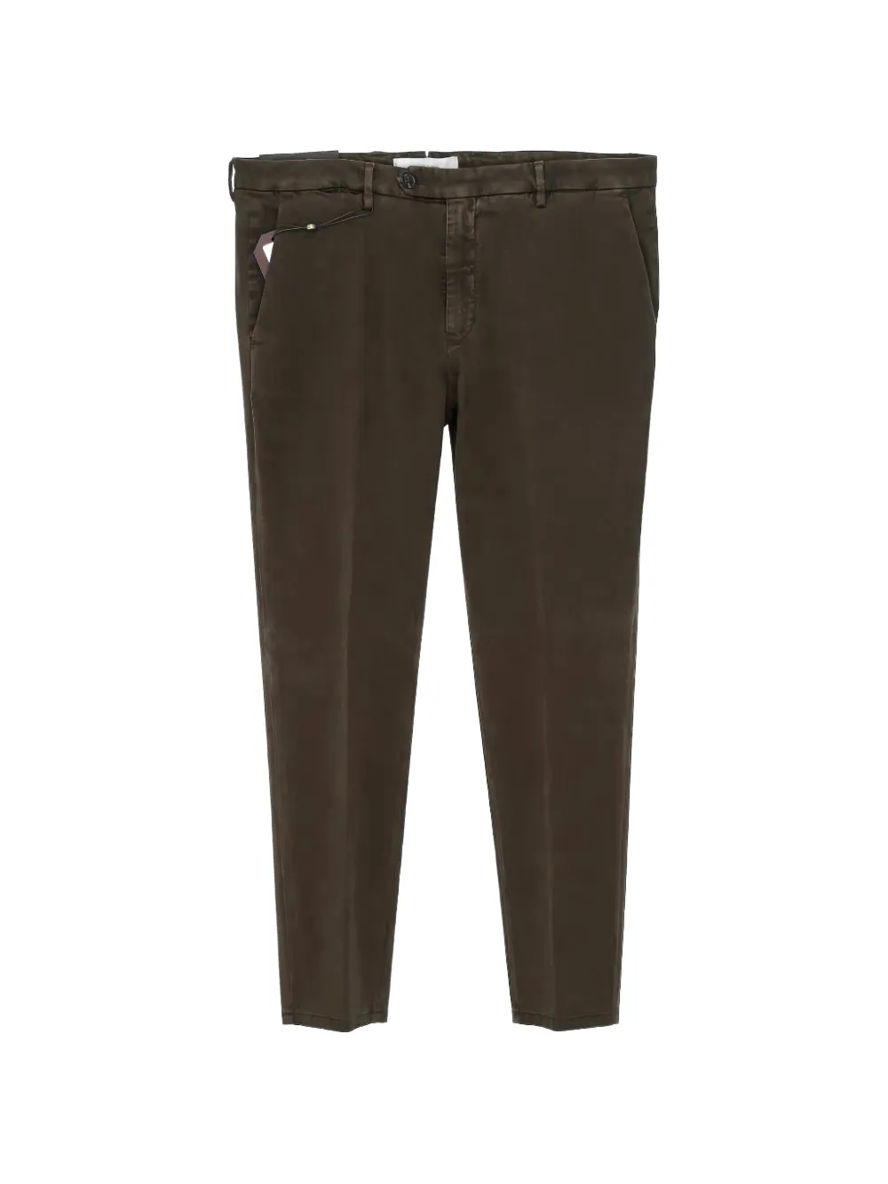 Briglia 1949 Naviglio slim-fit tapered trousers Bruin