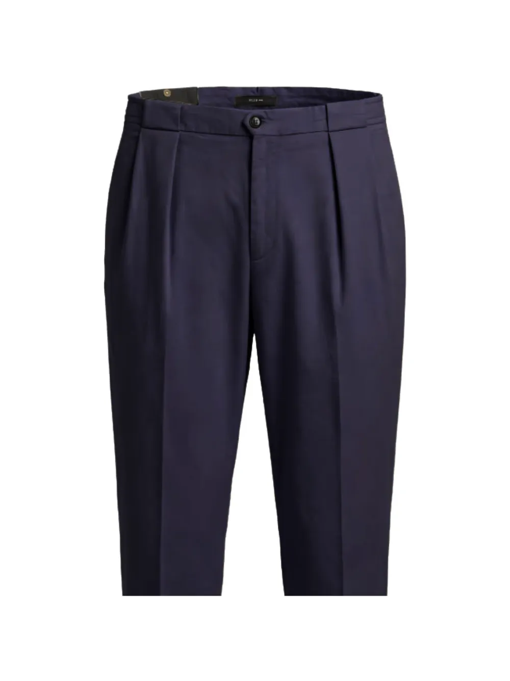 Briglia 1949 Plooibroek met toelopende pijpen Blauw