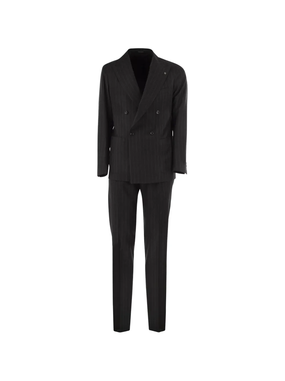 Tagliatore pinstripe double-breasted suit - Grigio