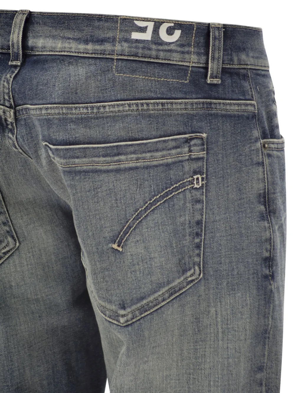 DONDUP George faded slim-fit jeans Blauw