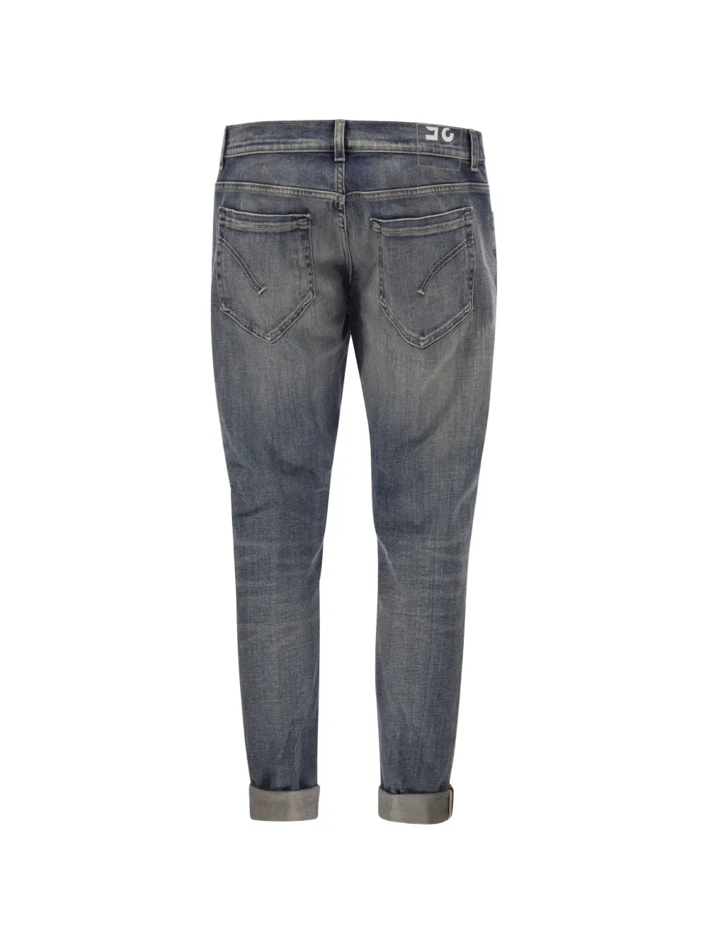 DONDUP George faded slim-fit jeans Blauw