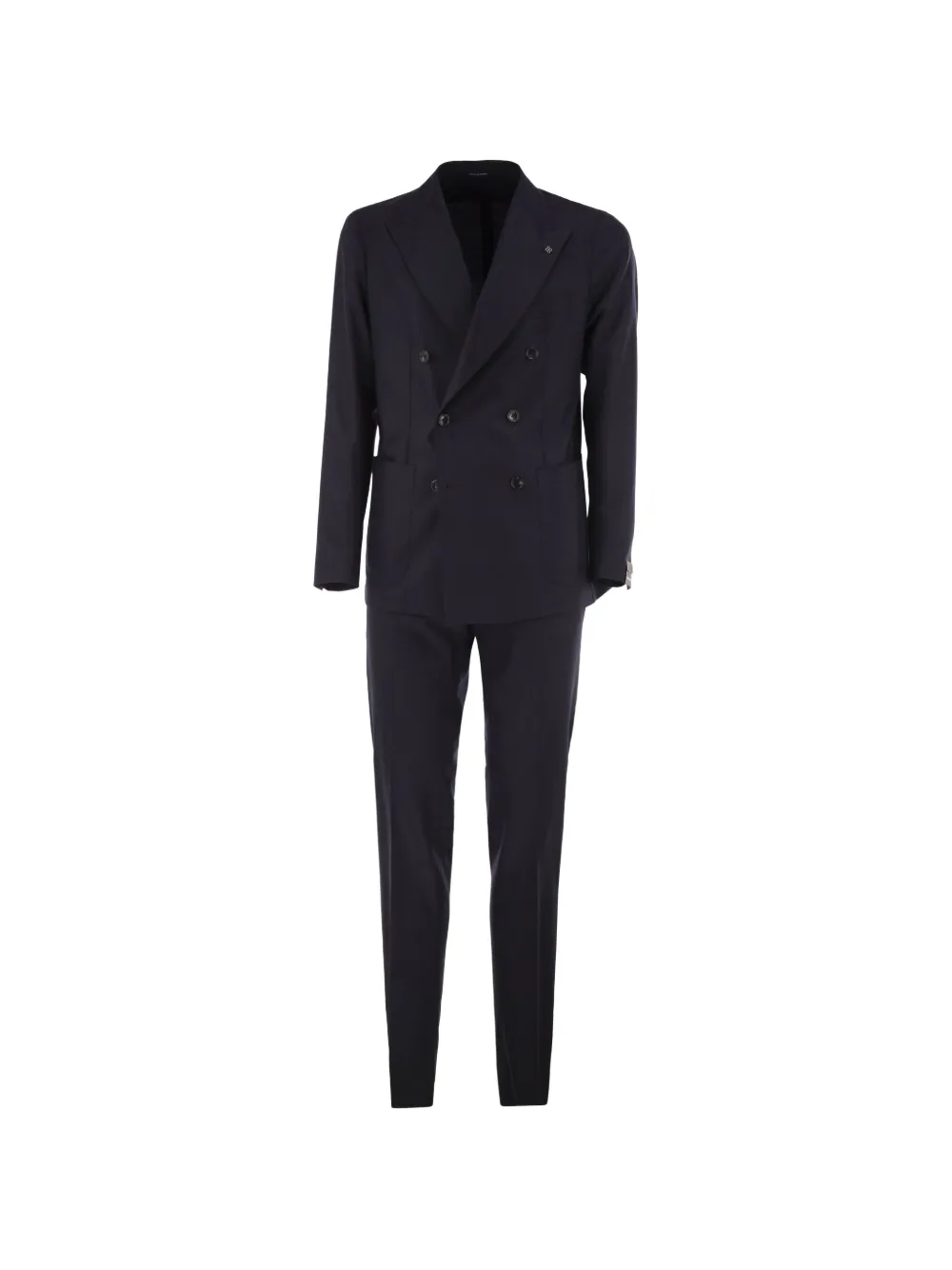 Tagliatore double-breasted tapered suit - Blu