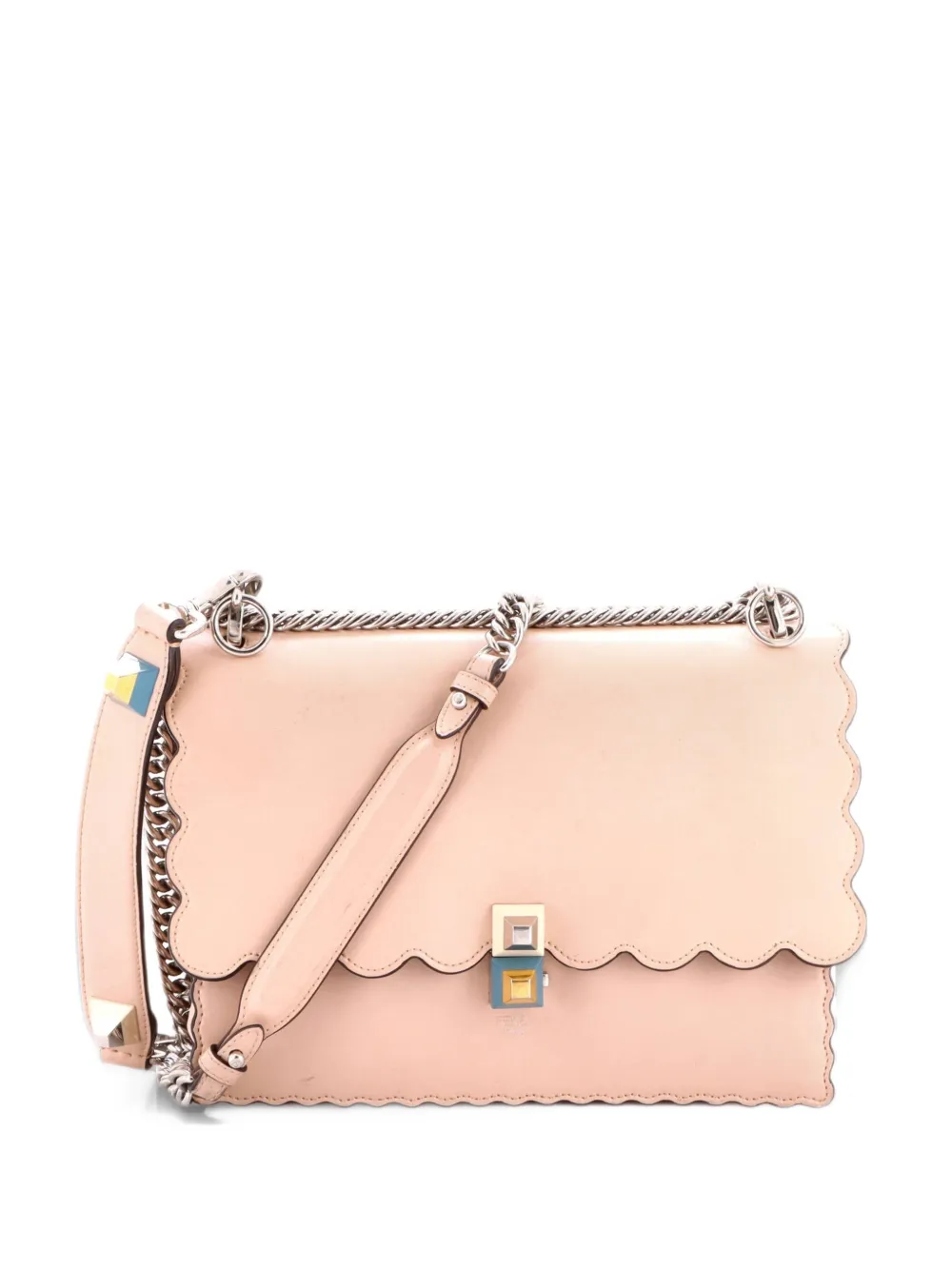 Fendi Pre-Owned Kan I Bag Leather Medium shoulder bag - Rosa