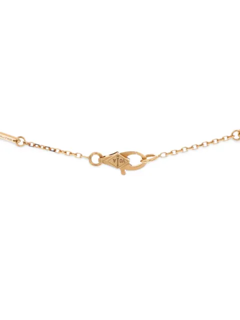 Van Cleef & Arpels Pre-Owned Sweet Alhambra Butterfly Pendant 18K黄金珍珠母贝项链