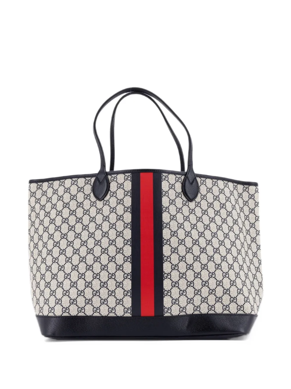 Gucci Pre-Owned Ophidia Open Shopping GG Coated Canvas Large tote bag - Nero