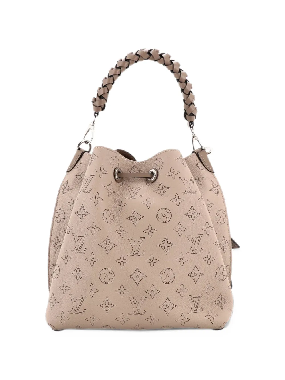 Louis Vuitton Pre-Owned Muria Mahina Leather bucket bag - Toni neutri