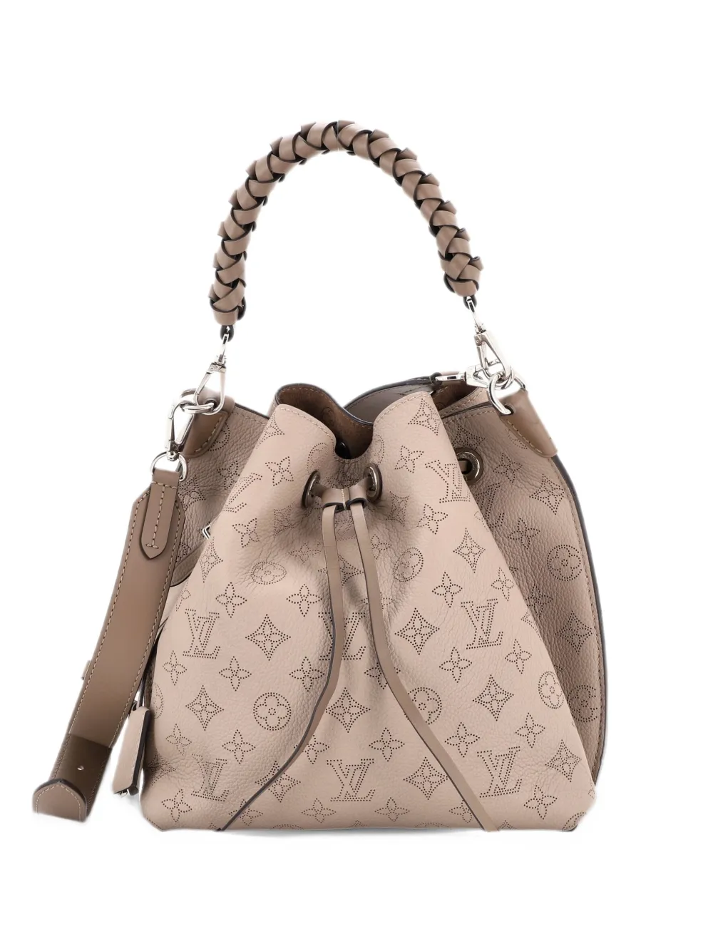 Louis Vuitton Pre-Owned Muria Mahina Leather bucket bag - Toni neutri