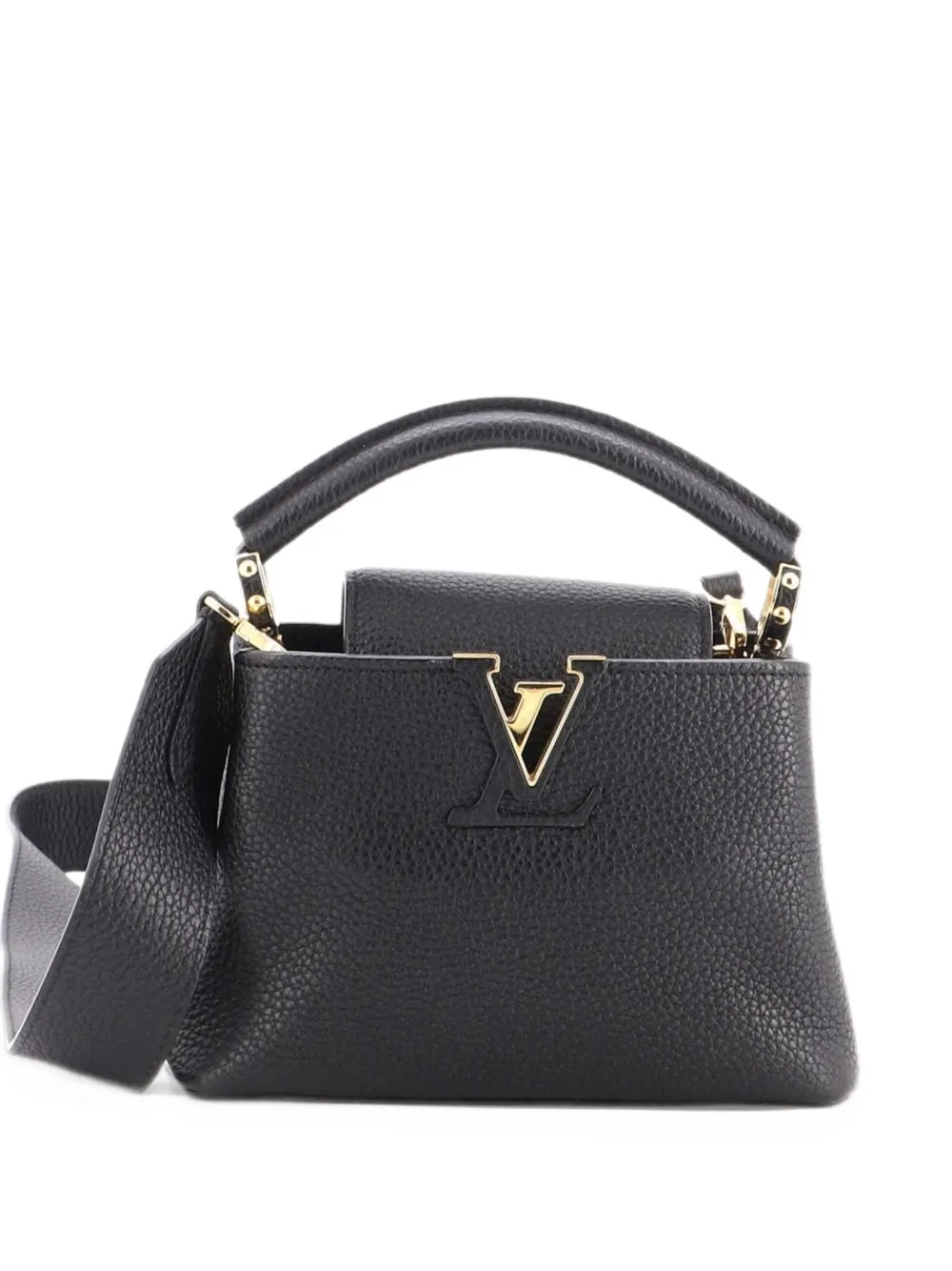 Louis Vuitton Pre-Owned Capucines Bag Leather Mini satchel - Nero