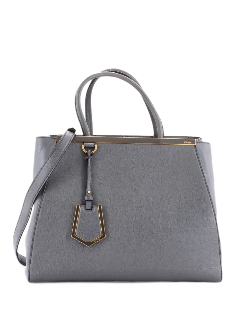 Fendi Pre-Owned 2Jours Bag Leather Medium tote bag - Grigio