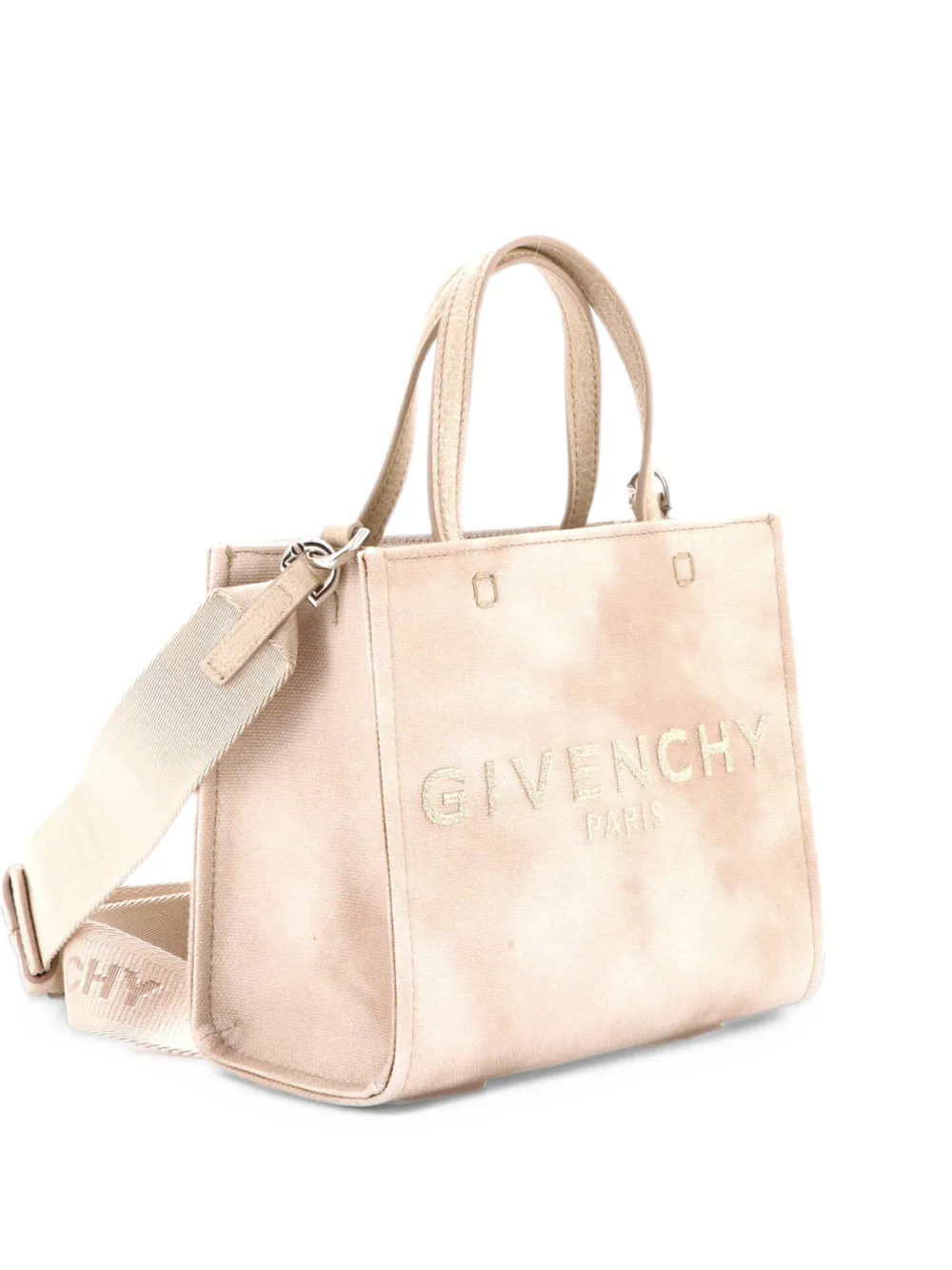 Givenchy Pre-Owned G- Canvas Mini tote bag - Tons neutres Givenchy Pre-Owned G- Canvas Mini tote bag - Tons neutres