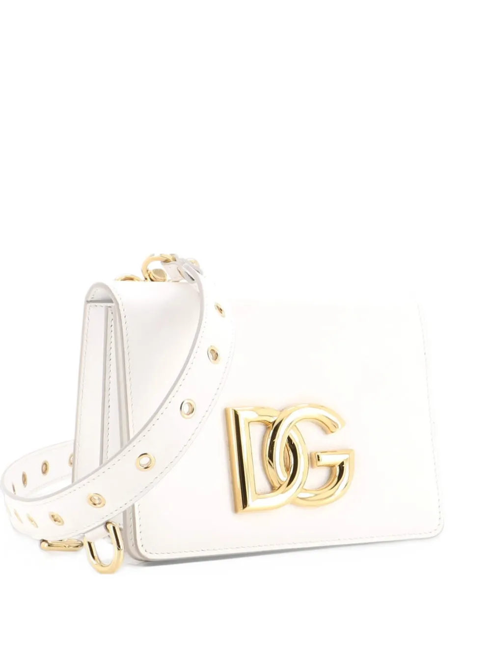 Dolce & Gabbana Pre-Owned 3.5 Crossbody Bag Leather shoulder bag - Bianco