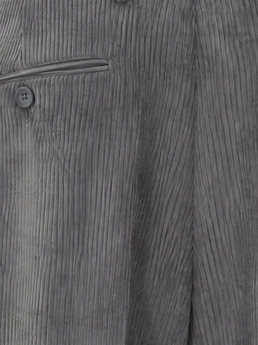 Briglia 1949 pleated corduroy trousers Grijs