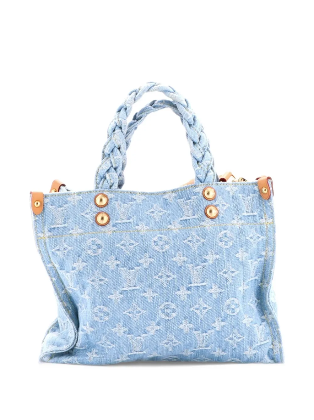 Louis Vuitton Pre-Owned Let Go Monogram Denim PM tote bag - Blu