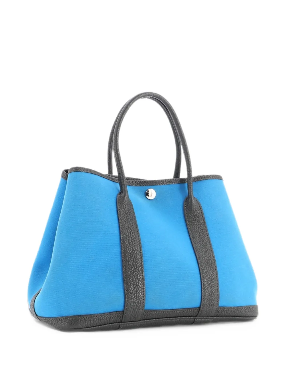 Hermès Pre-Owned Garden Party Toile and Leather 30 tote bag - Blu