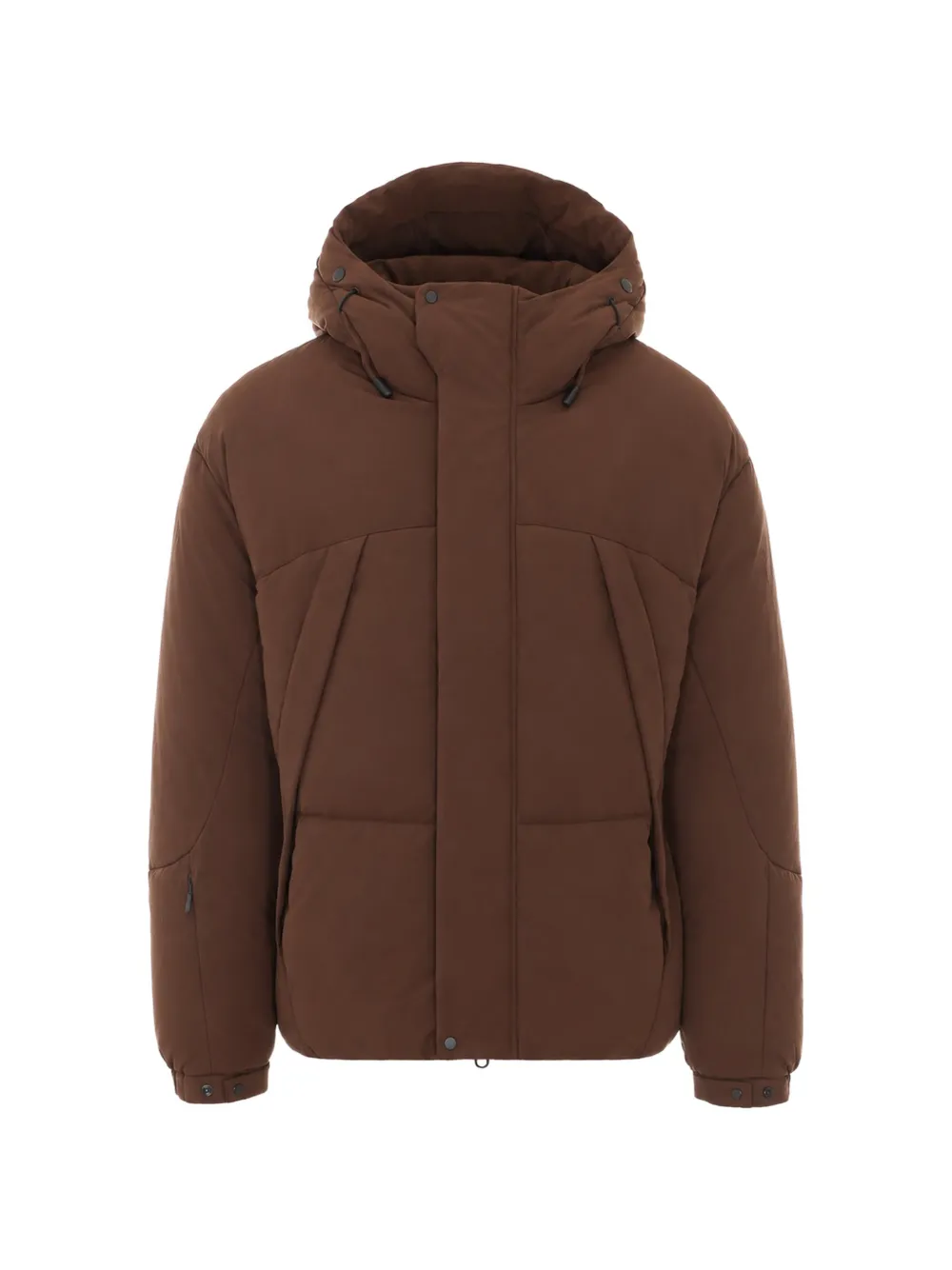 JG1 MAG-4 camouflage-print padded coat - Marrone