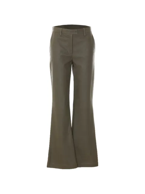 Rue du Bac grained flared trousers