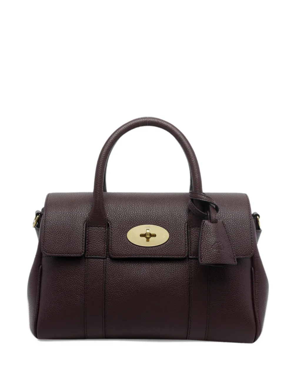 Mulberry small Bayswater leather satchel bag - Rosso