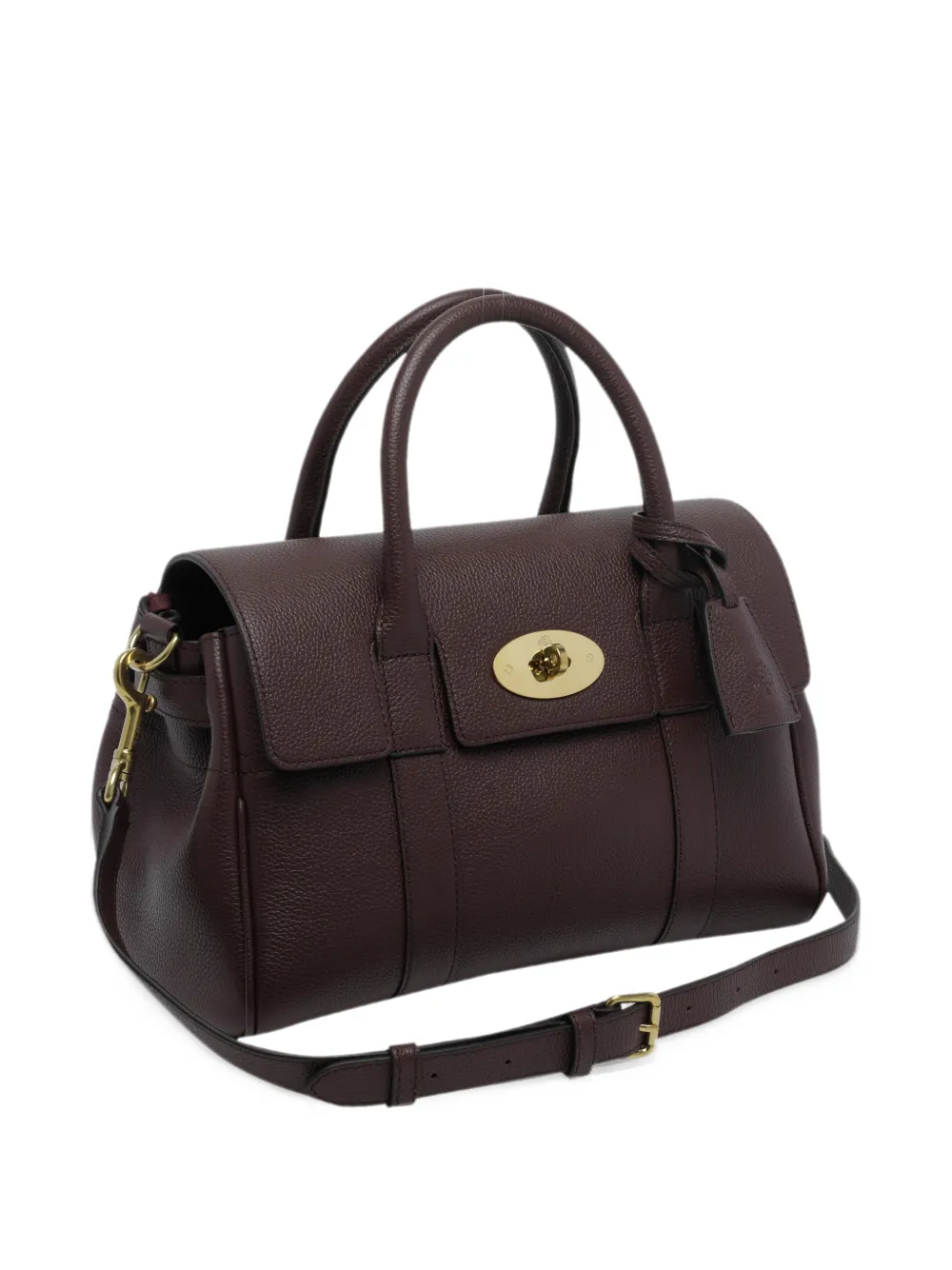 Mulberry Kleine Bayswater leren tas Rood