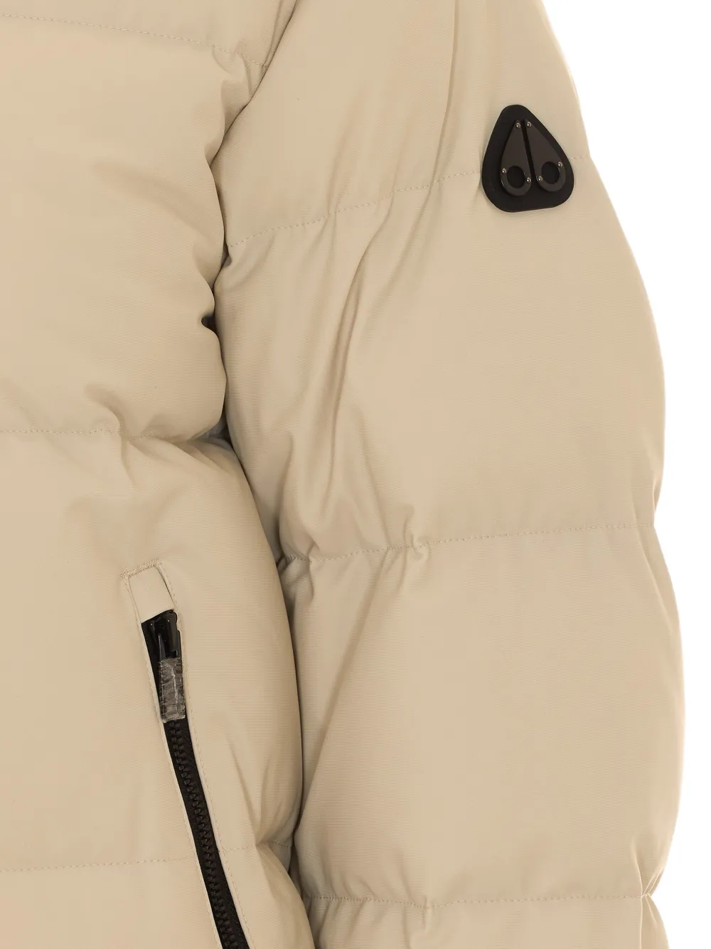 Moose Knuckles Soho padded hooded jacket Wit
