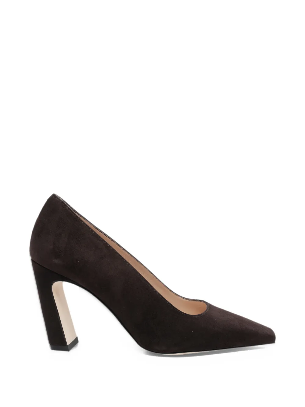 Stuart Weitzman pointed-toe suede pumps - Marron Stuart Weitzman pointed-toe suede pumps - Marron