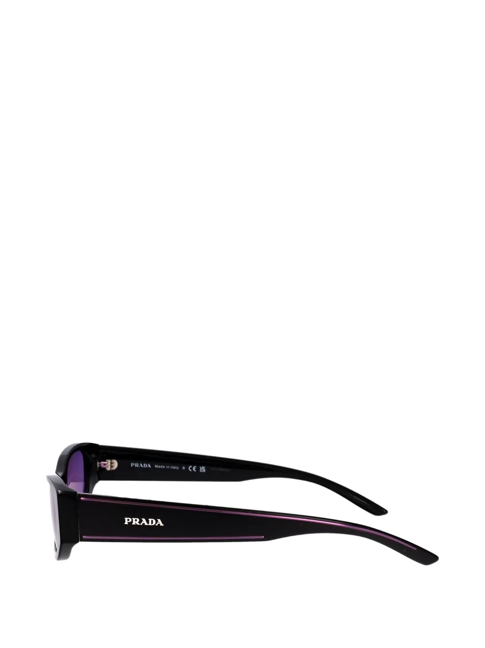 Prada Eyewear rectangular-frame sunglasses Zwart