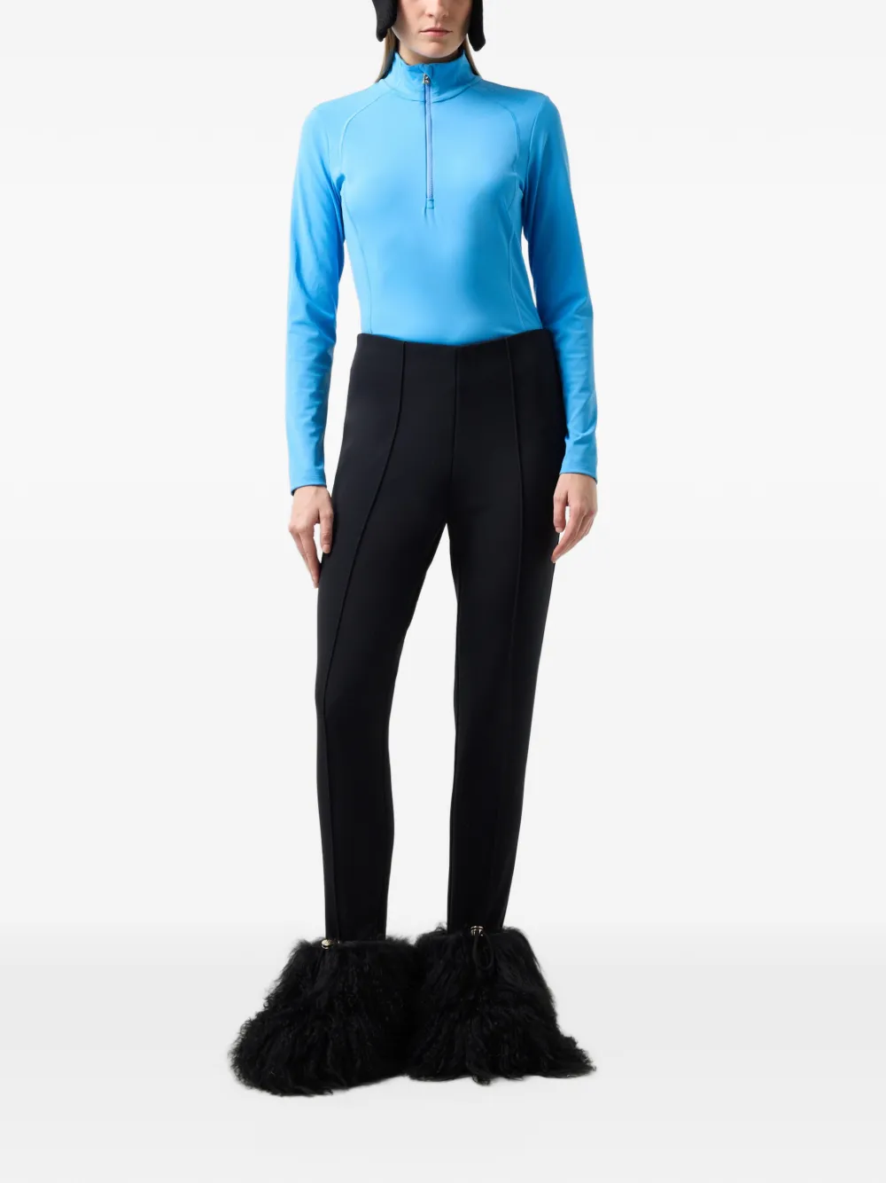 BOGNER Medita top met rits Blauw